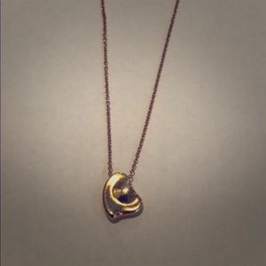 Tiffany Gold Bean Necklace